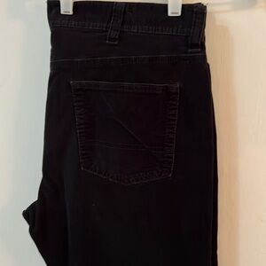 Men’s black corduroy jeans
